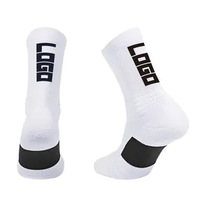 Customized Sport Socks Fashionable Colorful Basketball Soccer Designer Anti Slip Grip Men Athletic Socks Custom Logo