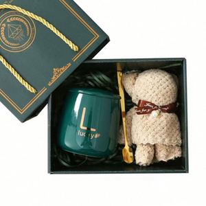 Wholesale Ceramic Mug Practical <b>Small</b> Gift Cup Set Exquisite Gift Box with Hand Gift - Product Image 2