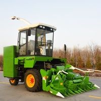 Moissonneuse-batteuse à maïs multifonctionnelle autopropulsée personnalisée 9QZ-3300B, haute capacité, moteur 400 CV, haute productivité d'aspiration