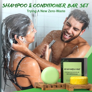 Champú y Acondicionador en Barra, Sin SLS, Sin Sulfuros, con Romero y Biotina, Hidrata Profundamente el Cabello, Jabón Sólido Hecho a Mano, Marca Privada Personalizada - Product Image 5