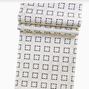 Papel Tapiz Minimalista de Estilo Chino Moderno con Rayas y Cuadros en Relieve 3D, Grueso, No Tejido, para Dormitorio, Gimnasio, Comedor, Cabeceras - Product Image 2