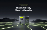 FOSSiBOT Centrale Électrique Portable 1200 W 1024 Wh LiFePO4 Générateur Solaire UPS 2400 W en crête Alimentation de Secours d'Urgence Domestique
