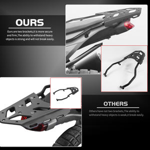 XXUN adaptateur de montage de porte-bagages arrière de moto pour Yamaha Tenere 700 <span class=keywords><strong>Tenere700</strong></span> 2018 2019 2020 2021 <span class=keywords><strong>2022</strong></span> 2023 2024 - Product Image 3