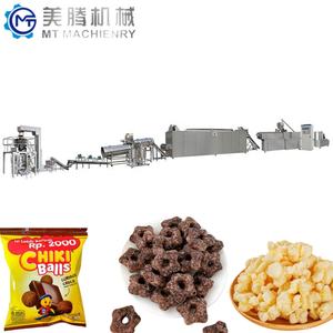 Línea de Producción de Alimentos Inflados para Palitos de Maíz - Extrusora de Anillos de Cereal y Bolas de Cacao - Product Image 2