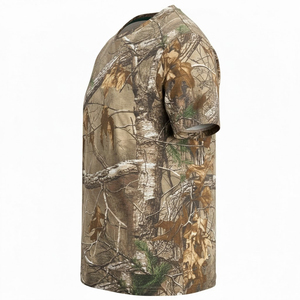 Latest Design Custom <b>Slim</b> Fit Hunting Half Sleeve Shirt Outdoor Wear Real <b>Tree</b> Pattern Custom Print Hunting T Shirt For Men - Product Image 3