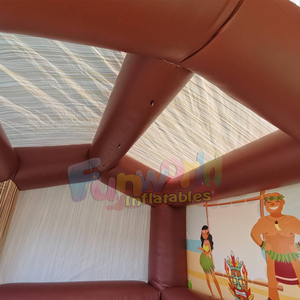 เต็นท์บาร์พับได้สำหรับงานรับรองงานเลี้ยงกลางแจ้งระดับพาณิชย์ รูปทรงกระท่อม บาร์แบบพกพา - Product Image 5