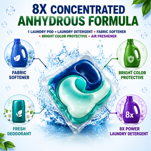 Laundry <b>Detergent</b> Pods Fast Dissolve No Measure Floral Scent Deep Clean for Automatic Machine Washing - Product Image 4