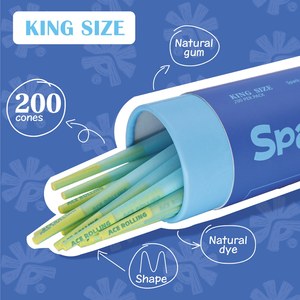 Papel de Liar Dorado King Size Slim, Paquetes al por Mayor, Borde Engomado, Combustión Uniforme, Fabricante Chino - Product Image 5