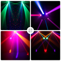 Stormy 200W RGBW Tête Mobile LED Pinspot Scanner Lumière pour DJ Disco Room Laser Décor avec Robot DMX Control Stage Lights