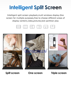 INGSCREEN - Señalización Digital Interactiva Táctil, Kiosco Inteligente con Pantalla Dividida, con Aplicación CMS Remota para Teléfono Móvil - Product Image 4
