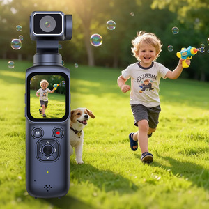 Caméra de poche 4K <span class=keywords><strong>pour</strong></span> vlogging, caméscope numérique portable avec stabilisateur, 31 filtres, mode beauté <span class=keywords><strong>pour</strong></span> <span class=keywords><strong>YouTube</strong></span> Live et vlogs de voyage - Product Image 4