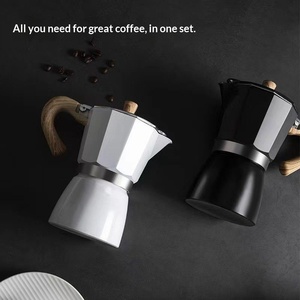 Cafetera <span class=keywords><strong>Moka</strong></span> de Aleación de Aluminio ESTICK, Lavada a Mano, con Aislamiento Térmico, <span class=keywords><strong>3</strong></span>/6 Tazas, Duradera, en Stock - Product Image 3