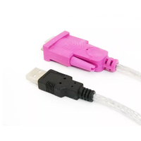 Cable USB a Puerto Serie de 1.5M, RS232 Macho/Hembra de 9 Pines, Puerto Serial a USB-232COM, Cable USB a Puerto Serie RS232