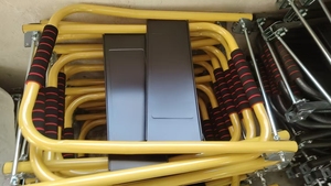 Ağır katlanır 4 tekerlekli Platform el arabası ağır iş takımı taşıma arabası - Product Image 6