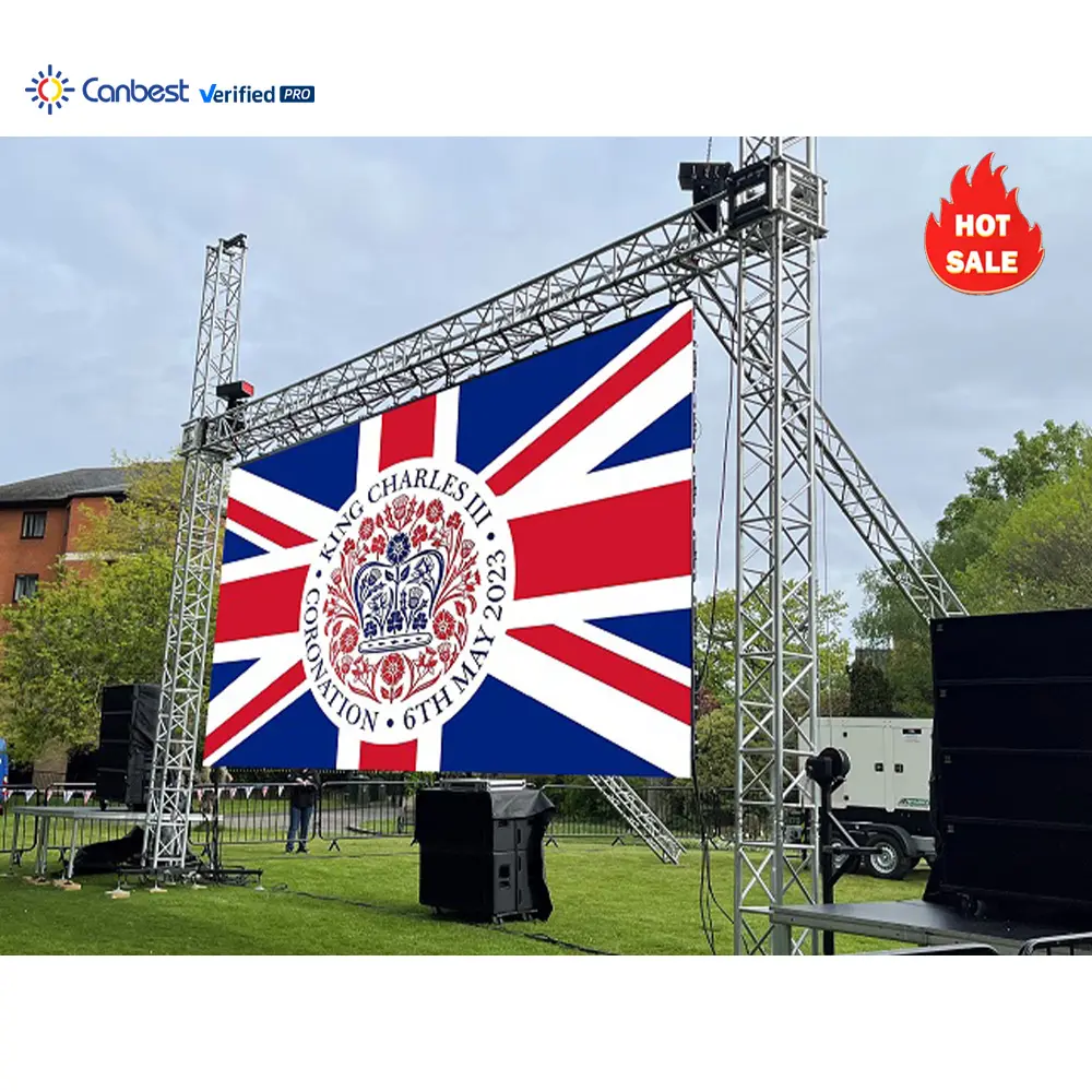 P3.91 P3 Stage Screens 96x96 Rental Display Mobile Led Screen Outdoor For Concerts