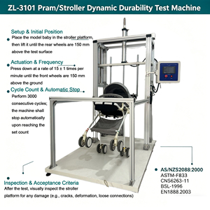 <span class=keywords><strong>Testeur</strong></span> de durabilité de la poignée de poussette pour bébé ASTM F833 EN 1888 |   Machine d'essai de fatigue à la charge pour poignée de poussette ISO 7176 EN ISO 13998 - Product Image 2