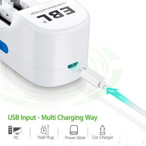 Cargador de Baterías Universal EBL 18650 3.7V Recargable de Litio IMR 10440 14500 16340 18650 RCR123A con Pantalla LED - Product Image 3