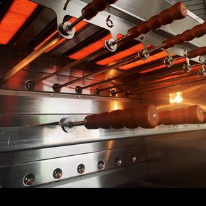 Máquina de Barbacoa Brasileña a Gas Grande en Oferta | Máquina de <span class=keywords><strong>Rodizio</strong></span> Brasileña, Parrilla de Gas y Carbón, Máquina de Churrascos Brasileños - Product Image 4