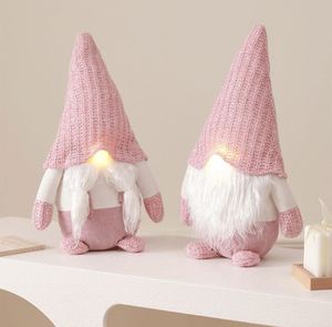 Adornos Navideños al por Mayor, Gnomos de Santa Claus sin Rostro con Luces LED y Muñecos de Calabaza para Decoración Navideña del Hogar - Product Image 1