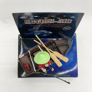 Décoration d'<span class=keywords><strong>aquarium</strong></span> en vente chaude, ornement à actionnement pneumatique, décoration d'<span class=keywords><strong>aquarium</strong></span>, garçon en bateau - Product Image 6