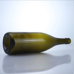 Bouteille de vin en verre vert antique de Bourgogne de 750 ml avec <span class=keywords><strong>bouchon</strong></span> à vis - Product Image 5