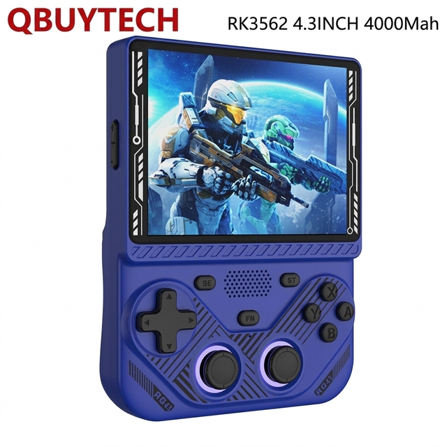 Modoen RG43V Pro Handheld Game Console 4.5 Inch Screen EE4.7 Open Source System WIFI Online Battle Portable Retro Game Console