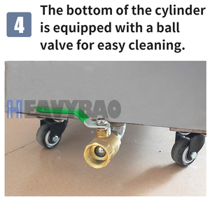 Heavybao Thiết Bị Thức Ăn Nhanh Nhà Bếp Nhà Hàng Xe Lọc Dầu Nồi Chiên Sâu Bằng Thép Không Gỉ Máy Lọc Dầu Nấu Ăn - Product Image 5