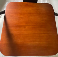 Juego de Mesa y Sillas de Comedor Modernas de Madera y Metal para Restaurantes, Bares, Cafeterías, Hoteles, Uso en Exteriores - Venta al por Mayor