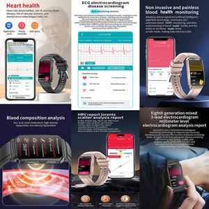 Montre intelligente G08 H Band avec écran HD de 1,47 pouces, suivi de la santé, fréquence cardiaque, tension artérielle, suivi de la forme physique, plus de 150 sports, montre intelligente Reloj - Product Image 3