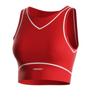 Conjunto Deportivo Minimalista para Mujer, Top Corto sin Mangas Elástico y Ligero y Leggings para Gimnasio - Product Image 3