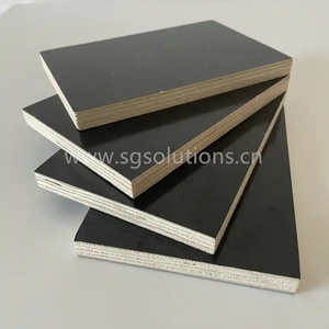 16 mm 12/18mm mélamine stratifié <span class=keywords><strong>Marine</strong></span> coffrage <span class=keywords><strong>contreplaqué</strong></span> 4x12 noir forme béton entretoise prix, coupe personnalisée <span class=keywords><strong>contreplaqué</strong></span> - Product Image 4