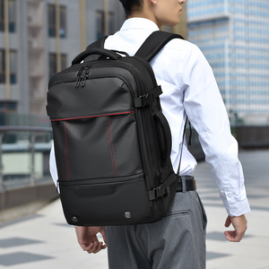 Neuer Anpassbarer Günstiger Langlebiger PU-Mode Wasserdichter Unisex Herren Business Freizeit Großvolumiger Diebstahlsicherer Laptop-Rucksack - Product Image 6