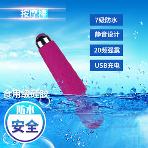 Groothandel waterdichte siliconen vibrator wand <span class=keywords><strong>massager</strong></span> voor vrouwen met 20 vibratiemodi en afstandsbediening voor persoonlijke lichaamsmassage - Product Image 3