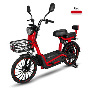 Bicicleta Eléctrica Urbana Free Wind con Batería de Plomo-Ácido de 45-50 kg, Frenos de Cubo Delantero y Trasero, Tipo Estándar, Azul, Gris, Rojo, Negro - Product Image 3