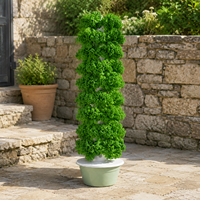 Tour de culture verticale pour jardinage en petit espace, système hydroponique à 11 étages et 44 plantes