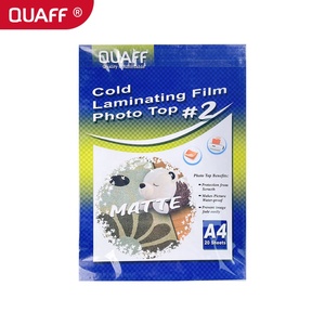 <span class=keywords><strong>Quaff</strong></span> แผ่นลามิเนต A4หลายทางเลือกแผ่นฟิล์มเคลือบเย็นกระดาษลอกลาย - Product Image 6