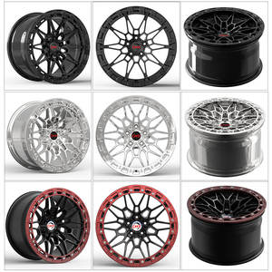 عجلة مخصصة مطروقة بقفل خرزي مقاس 18 20 22 24 26 بوصة من الكروم 5x114.3 5X120 6X139.7 OEM لحلبات السباق لسيارات BMW وبورشه - Product Image 5