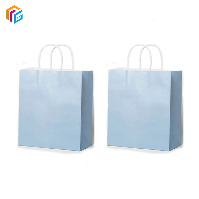 Sacolas de papel para compras com logotipo impresso personalizado, sacola para presente, sacola de compras reciclada para embalagens de roupas de luxo