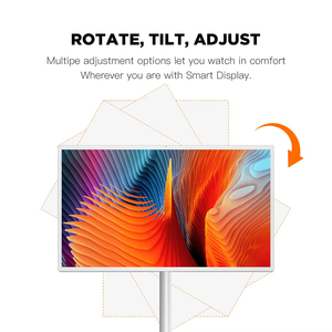 Televisor Inteligente LED de 32 Pulgadas, Portátil con Ruedas, 1080P, <span class=keywords><strong>6GB</strong></span> de <span class=keywords><strong>RAM</strong></span> + 128GB de Almacenamiento, Pantalla Táctil, Cámara Web de 8MP - Product Image 4