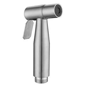 Ensemble de lavage pour toilettes Hemans en acier inoxydable 304 avec pistolet pulvérisateur, tuyau et buse de surpression pour bidet - Product Image 3