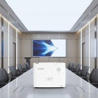 Projecteur intelligent 3LCD YLU550DS/4K connecté au Wi-Fi pour le cinéma maison, les activités de plein air, les entreprises et l'éducation, avec haut-parleur intégré