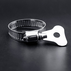 Colliers de serrage en acier inoxydable DaMei 22-32 avec poignée pour fixation et réparation de tuyaux d'eau - Product Image 2