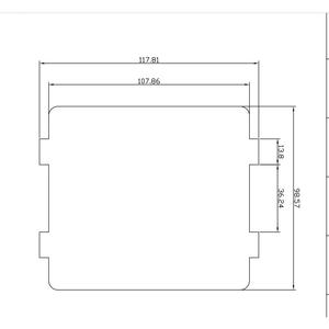 Lámina de Mica Midea de 10.8 cm x 9.9 cm, Resistente a Altas Temperaturas, Repuestos para Horno de Microondas - Product Image 3