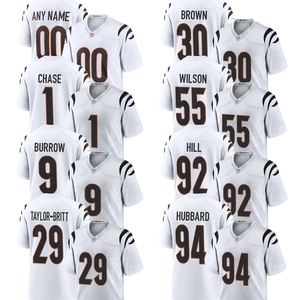 Jersey Cincinnati 2026 Kustom, Kaos Sepak Bola Amerika, Bordir Jahit, Seragam Pemuda, Pakaian Olahraga dengan Logo, Putih - Product Image 1