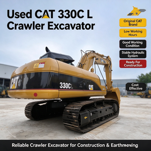Excavadora de cadenas 330C L usada, modelo 2023, 20 toneladas, capacidad de cazo de 0.65m, 123kw, pocas horas de uso, sistema hidráulico estable - Product Image 1