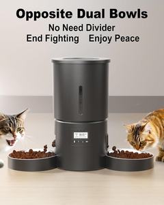OEM ODM Inteligente Automático <span class=keywords><strong>Pet</strong></span> Food Bowl Dispenser Alimentador De Aço Inoxidável 6L Battery-Powered Bowl para Gatos Cães Pequenas Tigelas De Viagem - Product Image 2