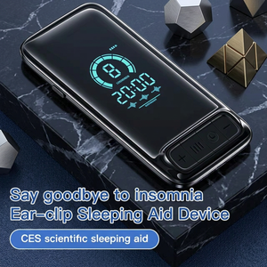 Dispositivo Digital CES con Clip para la Oreja, Ayuda para Dormir sin Medicamentos, Equipo de Calma Nerviosa para Clínicas de Psicología, <span class=keywords><strong>Terapia</strong></span> Auxiliar para el Insomnio - Product Image 1