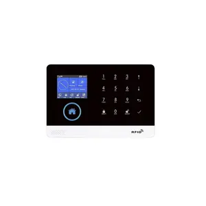 Panel de alarma de seguridad para el hogar inalámbrico antirrobo de alta calidad, Kit de sistema de alarma Wifi GSM, Control de aplicación Wifi Tuya