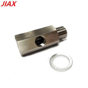 M14x1.5ถึง1/8นิ้ว NPT ตัวแปลงเซ็นเซอร์แรงดันน้ำมันเกลียวตัวทีอุปกรณ์อะแดปเตอร์ M14 * 1.5 - Product Image 1