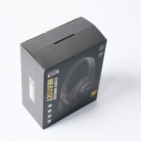 Boîte d'emballage personnalisable pour casque sans fil, épaisseur 2 mm, gaufrage, revêtement UV, boîtes rigides en carton recyclables pour accessoires
